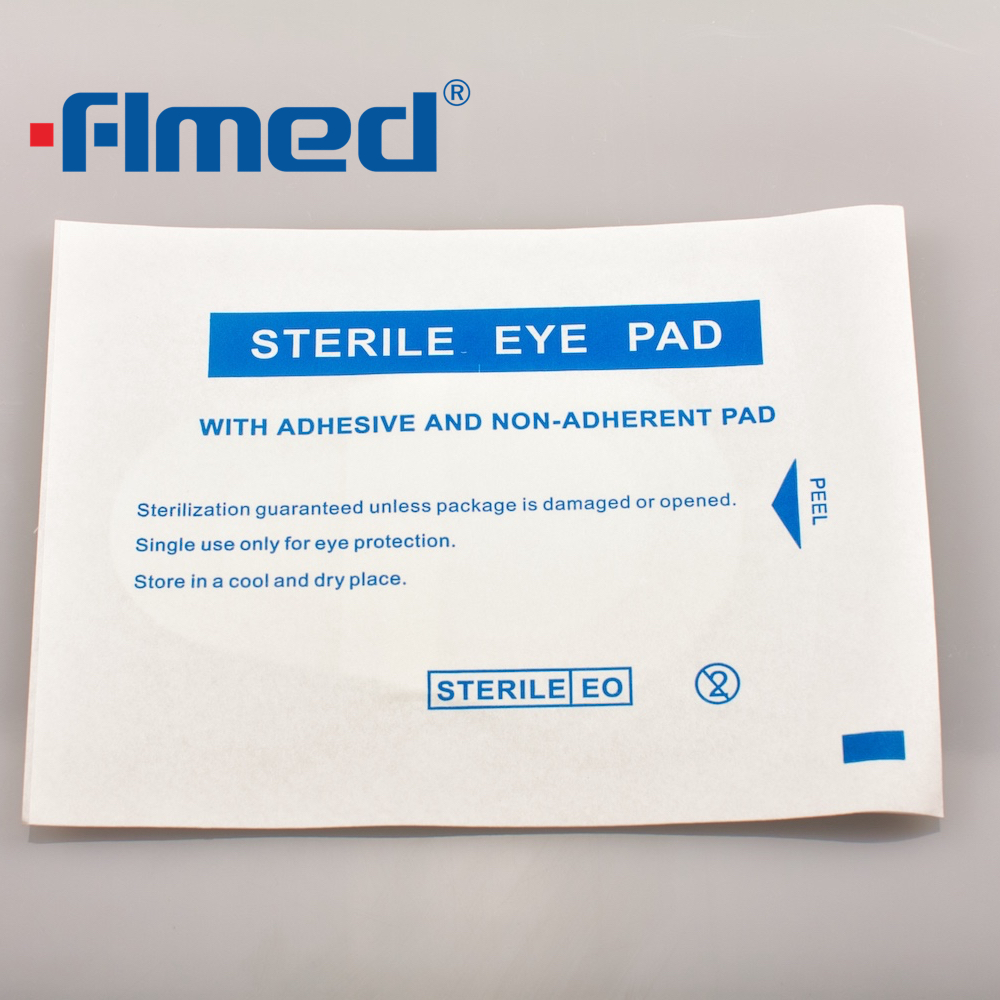 Owalny kształt indywidualnie pakowane medyczne sterylne podkładki oczu